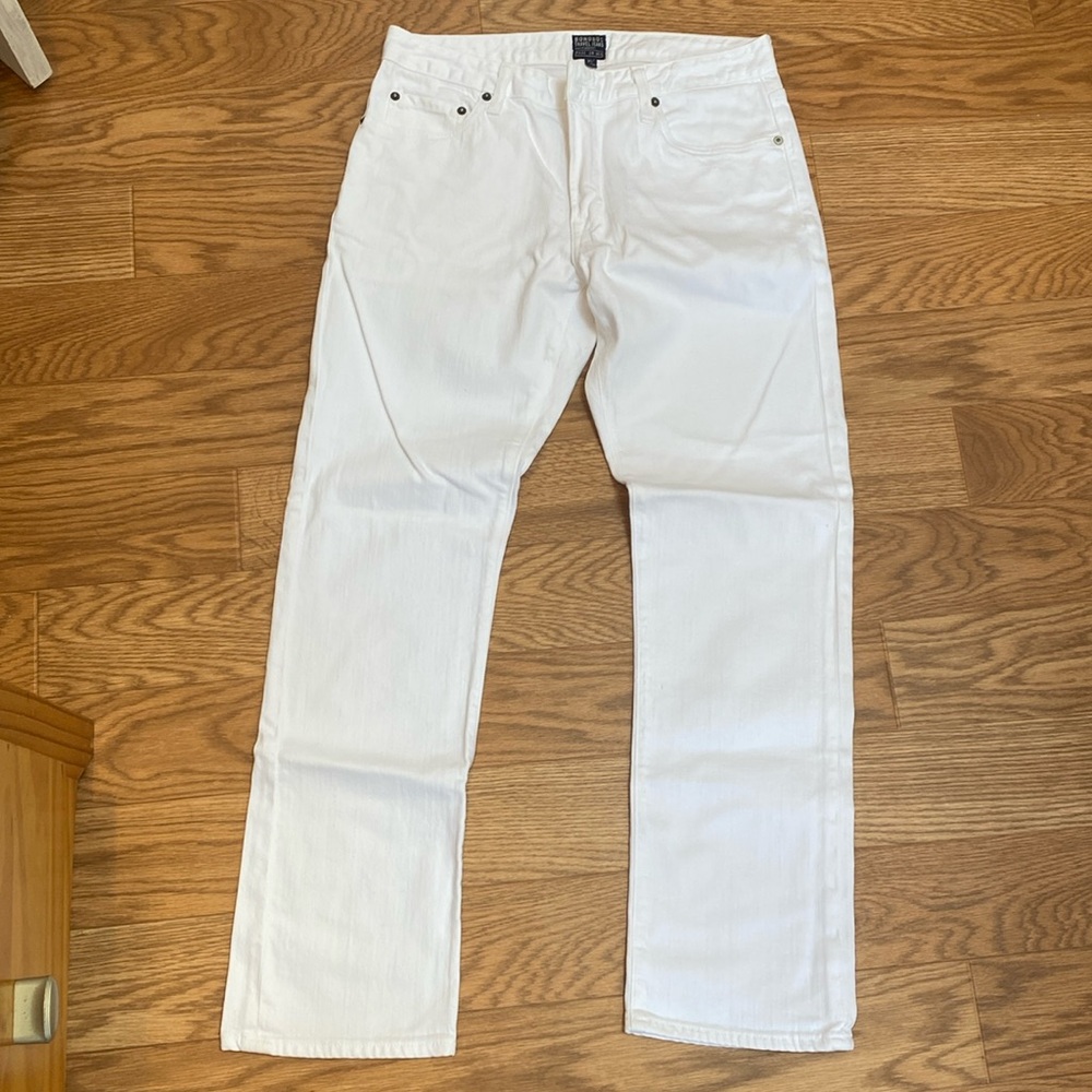 Men’s Bonobos White Jeans